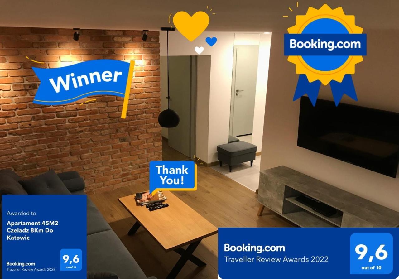 Apartament 45M2 Czeladz 8Km Do Katowic Екстер'єр фото